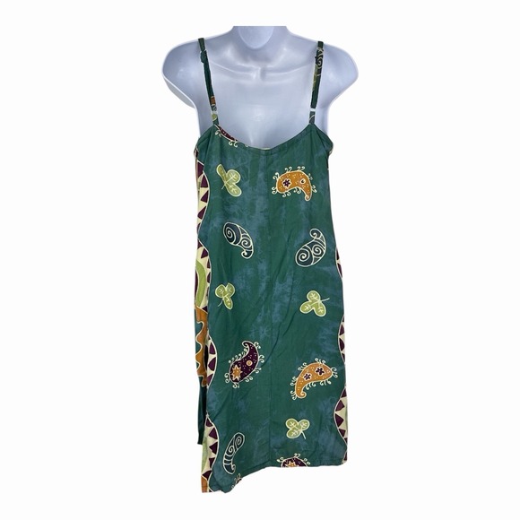 Island Girl Dresses & Skirts - Women's Sleeveless Midi Dress Boho Beachy Hippie Tribal Print Paisley